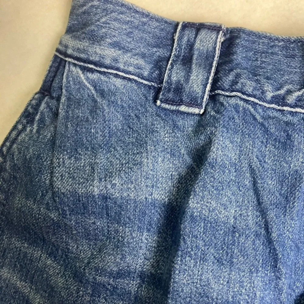 Madewell Womens Size 23 Jeans Medium Wash‎ High Rise Straight Leg Cotton Factory